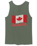 Canada Vintage Flag Canadian Pride Maple Leaf men's Tank Top
