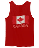 Canada Vintage Flag Canadian Pride Maple Leaf men's Tank Top