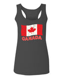 Canada Vintage Flag Canadian Pride Maple Leaf  women's Tank Top sleeveless Racerback