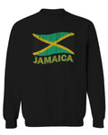 Jamaica Tee Jamaican National Country Flag Tee Carribean men's Crewneck Sweatshirt