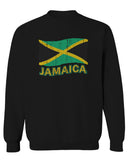 Jamaica Tee Jamaican National Country Flag Tee Carribean men's Crewneck Sweatshirt