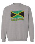 Jamaica Tee Jamaican National Country Flag Tee Carribean men's Crewneck Sweatshirt