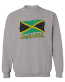 Jamaica Tee Jamaican National Country Flag Tee Carribean men's Crewneck Sweatshirt