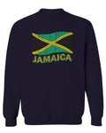 Jamaica Tee Jamaican National Country Flag Tee Carribean men's Crewneck Sweatshirt
