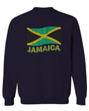 Jamaica Tee Jamaican National Country Flag Tee Carribean men's Crewneck Sweatshirt