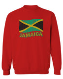 Jamaica Tee Jamaican National Country Flag Tee Carribean men's Crewneck Sweatshirt