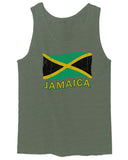 Jamaica Tee Jamaican National Country Flag Tee Carribean men's Tank Top