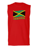 Jamaica Tee Jamaican National Country Flag Tee Carribean men Muscle Tank Top sleeveless t shirt