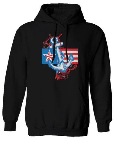 USA American Anchor Sea Marine US Navy Sailor Seals Sweatshirt Hoodie