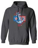 USA American Anchor Sea Marine US Navy Sailor Seals Sweatshirt Hoodie