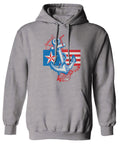 USA American Anchor Sea Marine US Navy Sailor Seals Sweatshirt Hoodie