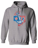 USA American Anchor Sea Marine US Navy Sailor Seals Sweatshirt Hoodie