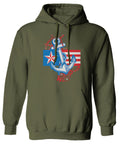 USA American Anchor Sea Marine US Navy Sailor Seals Sweatshirt Hoodie
