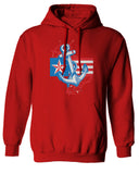 USA American Anchor Sea Marine US Navy Sailor Seals Sweatshirt Hoodie