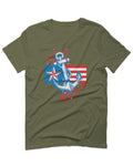 USA American Anchor Sea Marine US Navy Sailor Seals For men T Shirt