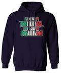 I'm NOT Yelling I'm JUST Italian Italy Flag Italian Funny Sweatshirt Hoodie