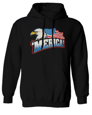 Merica Eagle USA American Flag United States America Sweatshirt Hoodie