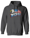Merica Eagle USA American Flag United States America Sweatshirt Hoodie