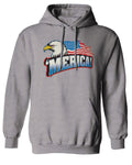 Merica Eagle USA American Flag United States America Sweatshirt Hoodie