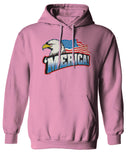 Merica Eagle USA American Flag United States America Sweatshirt Hoodie