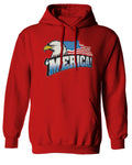 Merica Eagle USA American Flag United States America Sweatshirt Hoodie