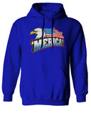 Merica Eagle USA American Flag United States America Sweatshirt Hoodie