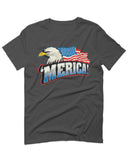 Merica Eagle USA American Flag United States America For men T Shirt