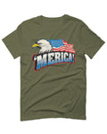 Merica Eagle USA American Flag United States America For men T Shirt