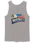 Merica Eagle USA American Flag United States America men's Tank Top