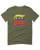 Vintage Elephant Republican Logo Trump Hair America For men T Shirt