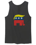 Vintage Elephant Republican Logo Trump Hair America men's Tank Top