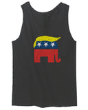 Vintage Elephant Republican Logo Trump Hair America men's Tank Top