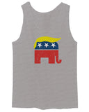 Vintage Elephant Republican Logo Trump Hair America men's Tank Top