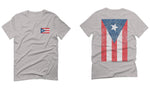 Puerto Rico Flag Boricua Rican Nuyorican Front and Back For men T Shirt