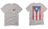 Puerto Rico Flag Boricua Rican Nuyorican Front and Back For men T Shirt