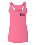 Puerto Rico Flag Boricua Rican Nuyorican Front and Back  women's Tank Top sleeveless Racerback