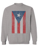 Vintage Bandera Puerto Rico Flag Boricua Rican Nuyorican men's Crewneck Sweatshirt