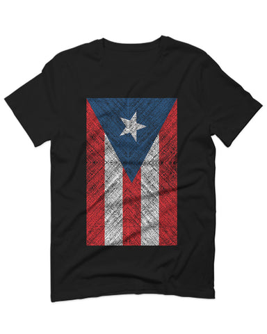 Vintage Bandera Puerto Rico Flag Boricua Rican Nuyorican For men T Shirt