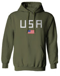 USA American Flag United States of America Patriotic  Sweatshirt Hoodie