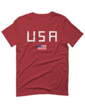 USA American Flag United States of America Patriotic  For men T Shirt