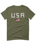 USA American Flag United States of America Patriotic  For men T Shirt