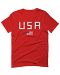 USA American Flag United States of America Patriotic  For men T Shirt