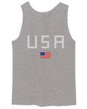 USA American Flag United States of America Patriotic  men's Tank Top