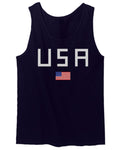 USA American Flag United States of America Patriotic  men's Tank Top