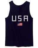 USA American Flag United States of America Patriotic  men's Tank Top