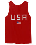 USA American Flag United States of America Patriotic  men's Tank Top