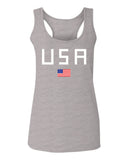 USA American Flag United States of America Patriotic   women's Tank Top sleeveless Racerback