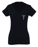 Mother Gift I'm a Nurse RN Nurse Registered For Women V neck fitted T Shirt