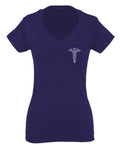 Mother Gift I'm a Nurse RN Nurse Registered For Women V neck fitted T Shirt