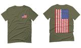 Vintage American Flag United States of America USA For men T Shirt